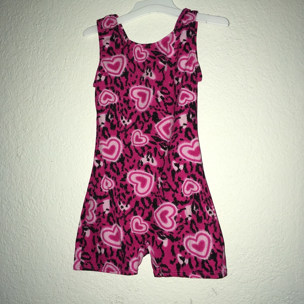 Girls pink leotard size 4/5